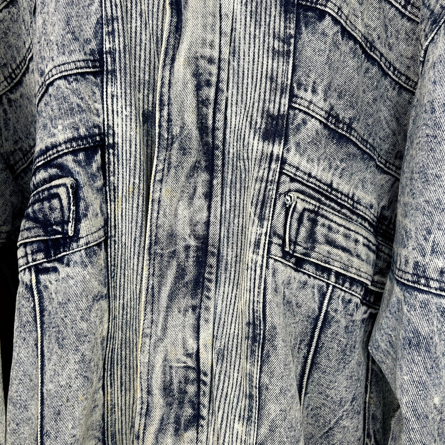 Y2k Acid Washed Horizon Denim Jacket