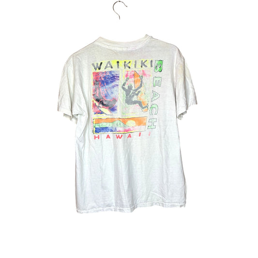Vintage 90s Waikiki Surfer T-Shirt Fader