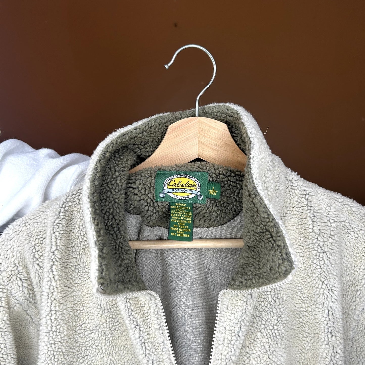 Cabelas Snowflake Fleece Zip-Up Jacket