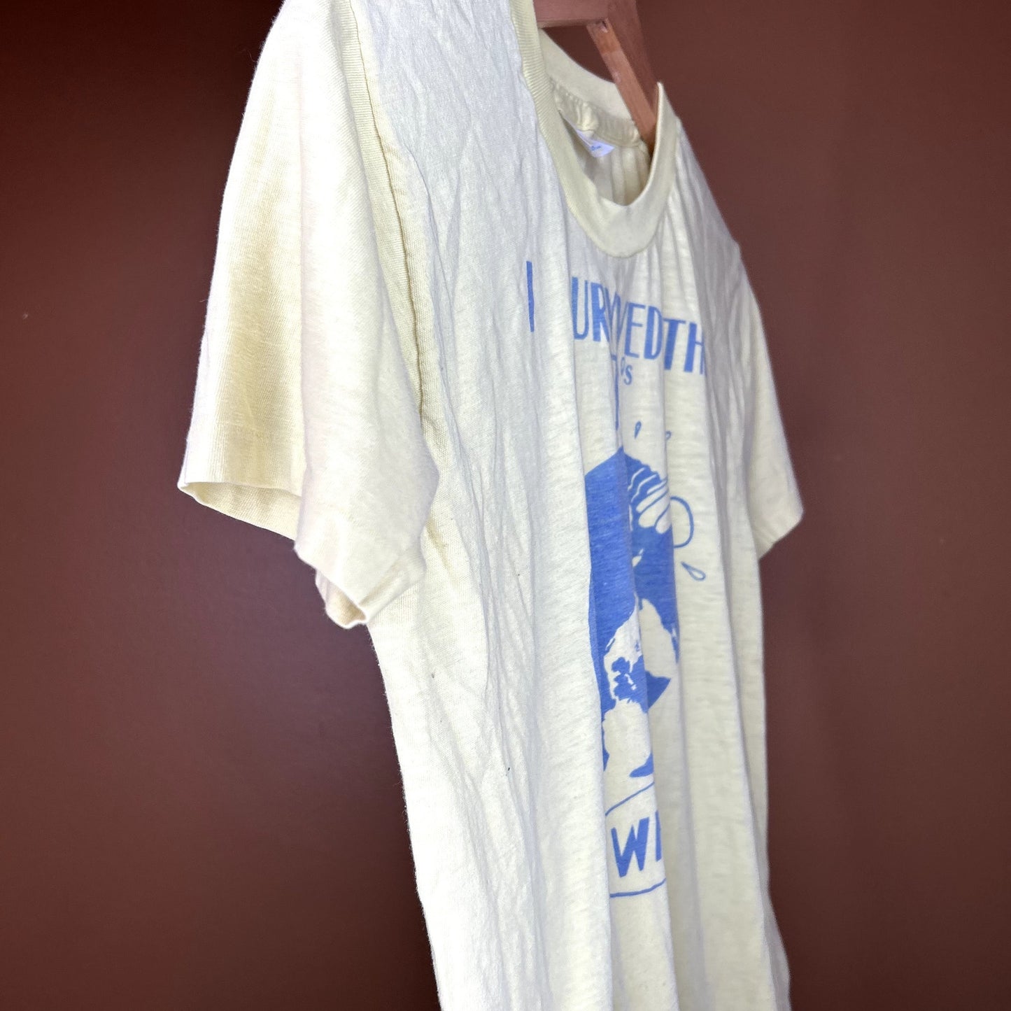 True Vintage Yellow Environment World T-Shirt Medium