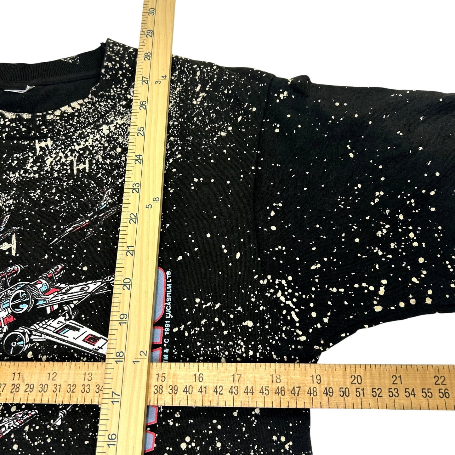 Vintage 1991 Star Wars Death Star AOP T-shirt