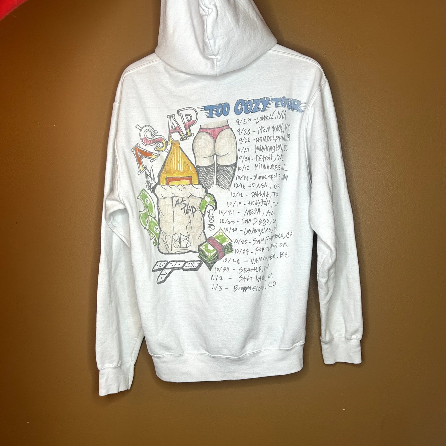 Rare Asap Mob Too Cozy Tour Hoodie RARE