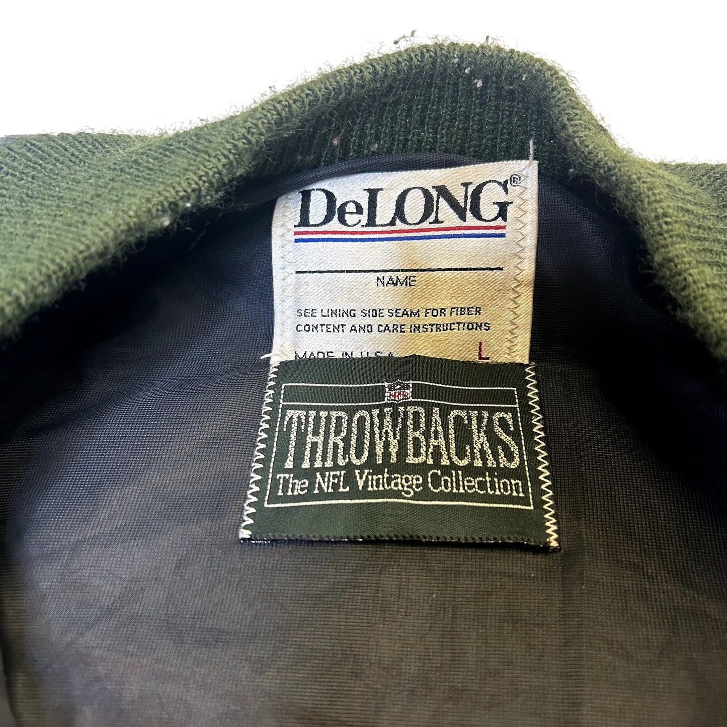Delong Vintage 1929 Curly Lambeau, Johnny Blood Green Bay jacket