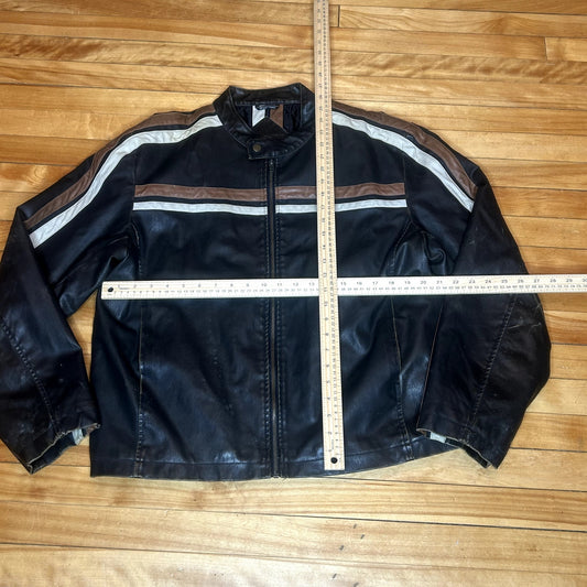 Arizona Leather Cafe Racer Type Jacket Large