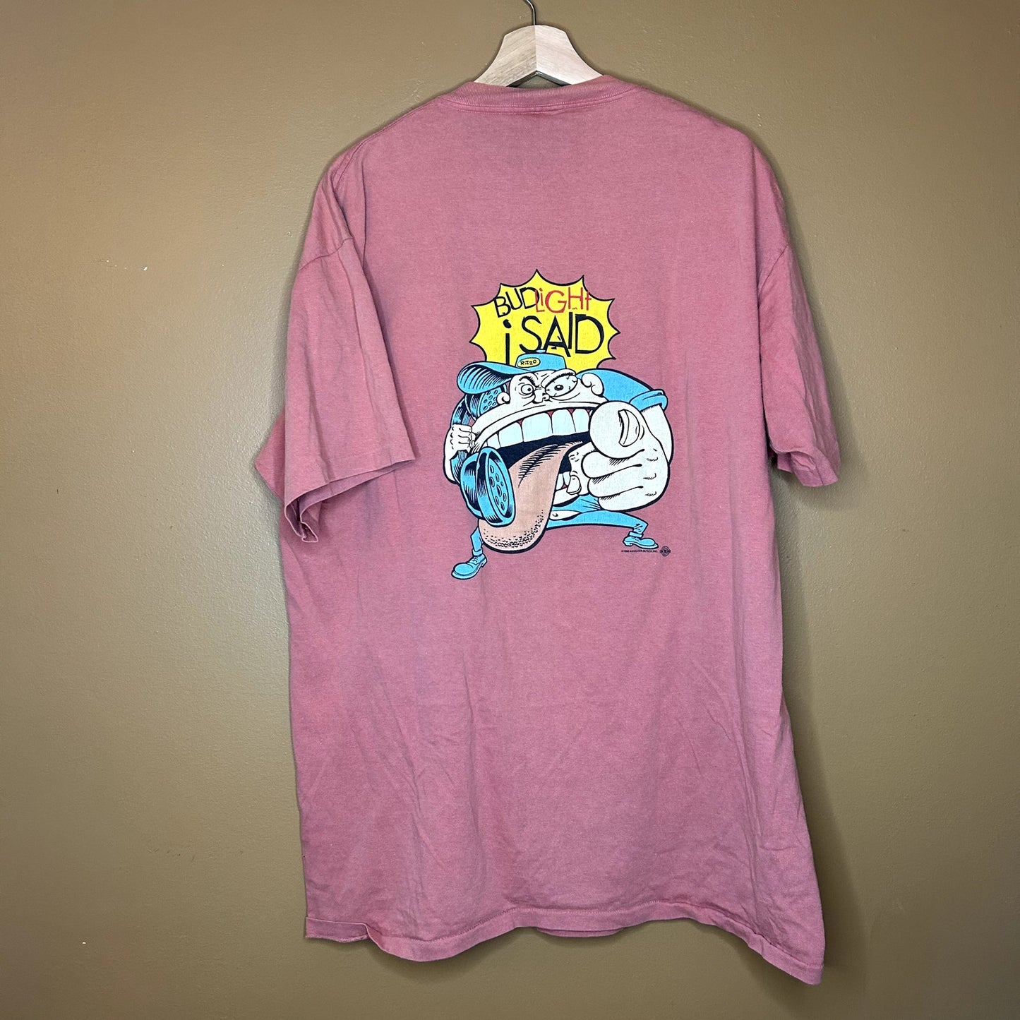 Vintage 1996 Jerky Boys Bud light T-Shirt Rare XL