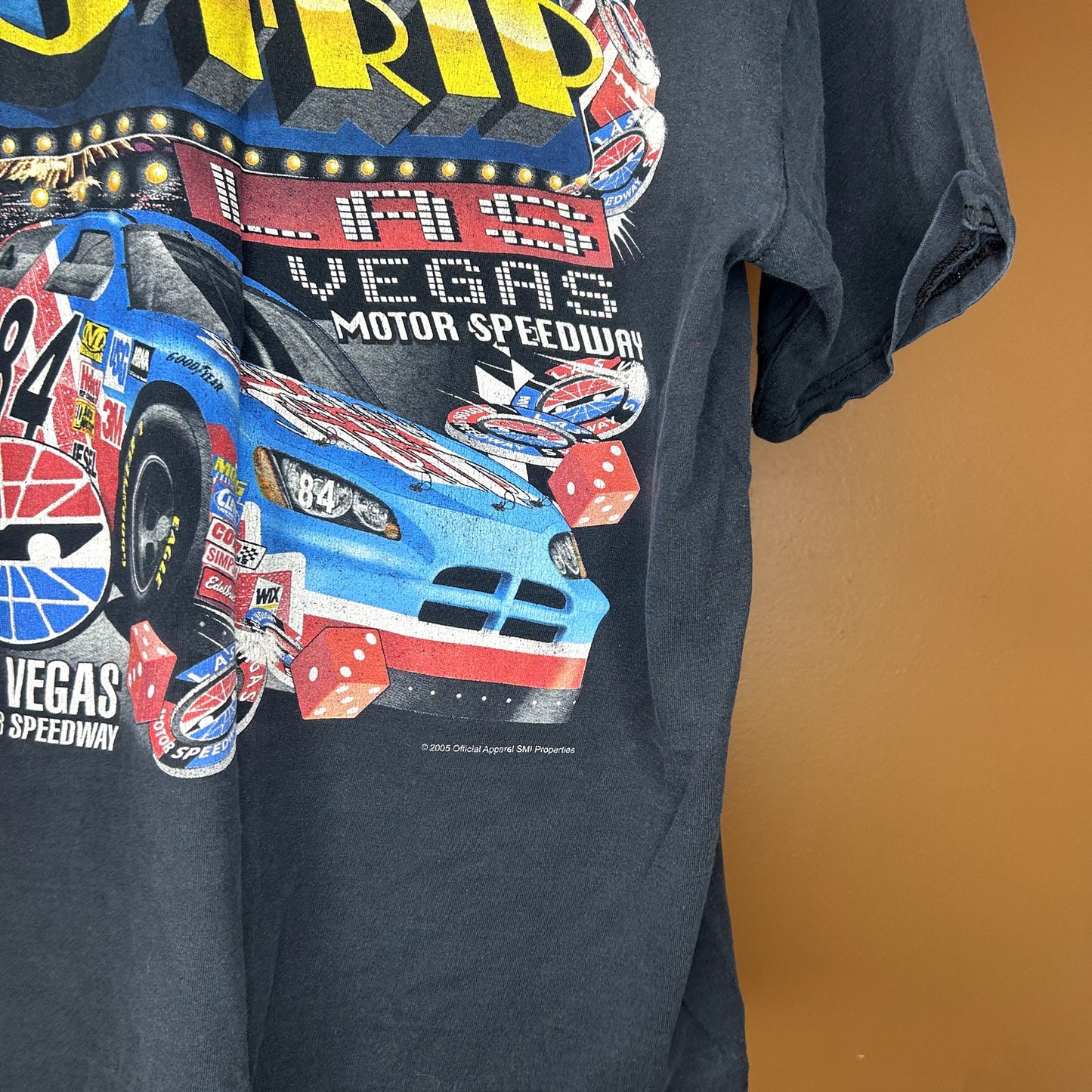 Y2K Las Vegas Nascar AOP Racing T-Shirt XL
