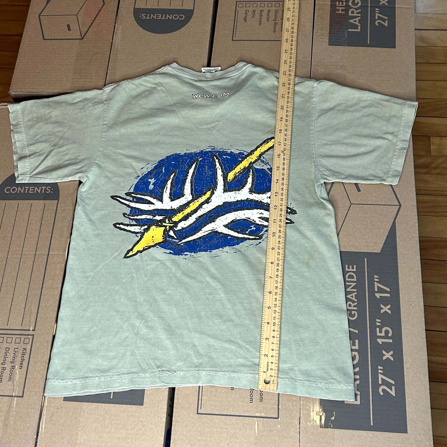 Vintage Y2K Goldberg WWF T-Shirt Small