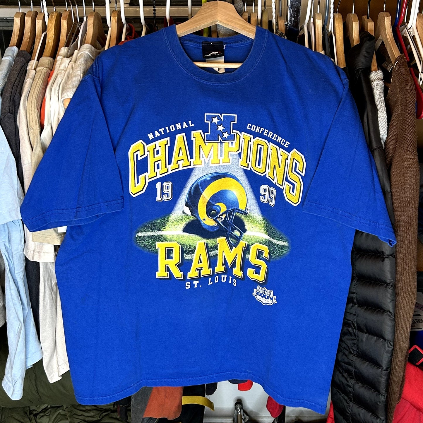 Vintage 1999 St. Louis Rams Pro Player T-Shirt XL