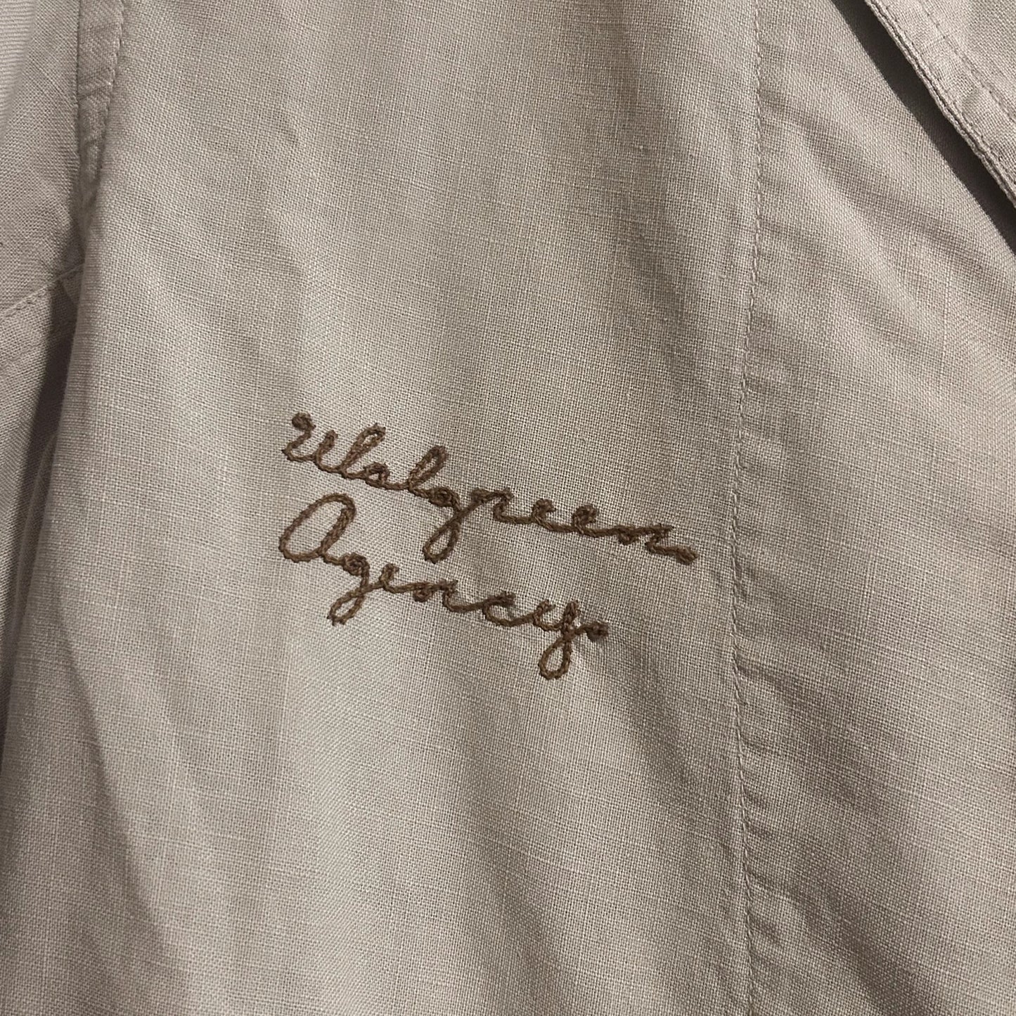 True Vintage 50s/60s Walgreens Chain Stitched Work Coat 38