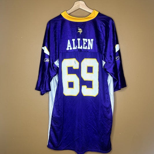 Jarrod Allen Minnesota Vikings Jersey XL NFL