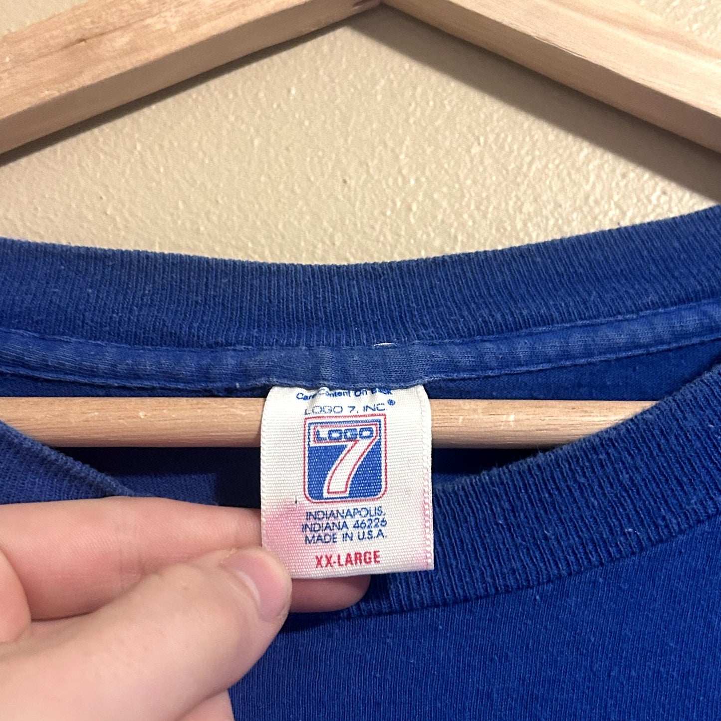 Vintage Hall of Fame Bowl Blue T-Shirt XXL