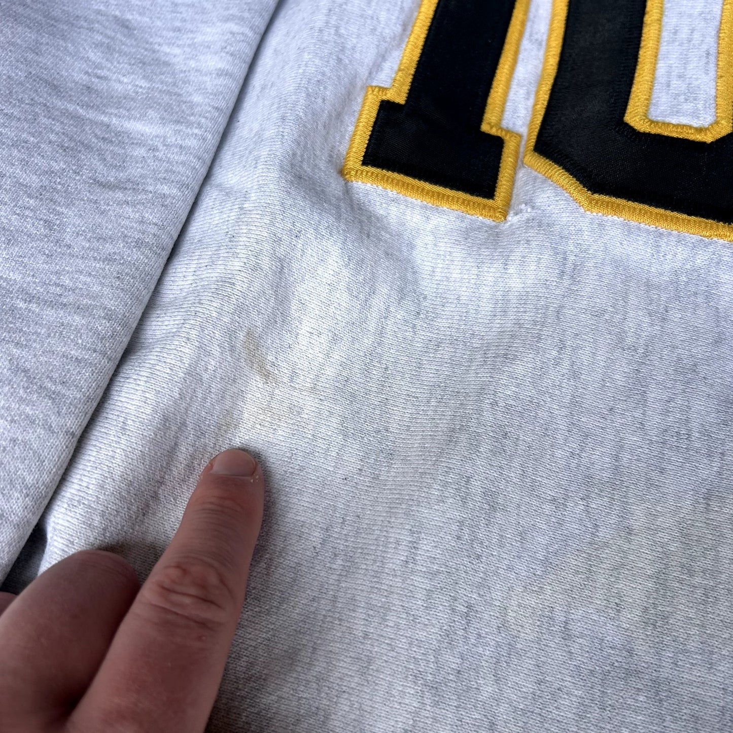 Vintage Iowa University Crewneck XL Stained