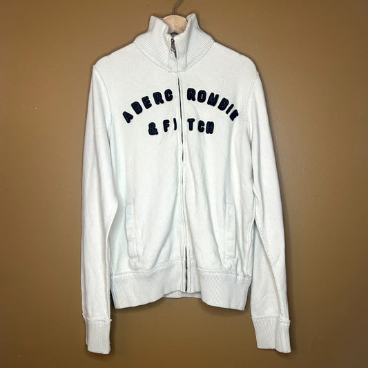 Y2K Abercrombie & Fitch Zip-Up Fleece Sweater