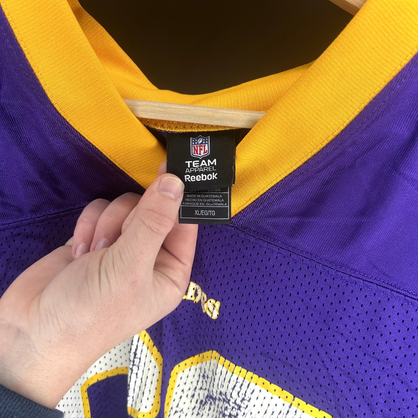 Jarrod Allen Minnesota Vikings Jersey XL NFL