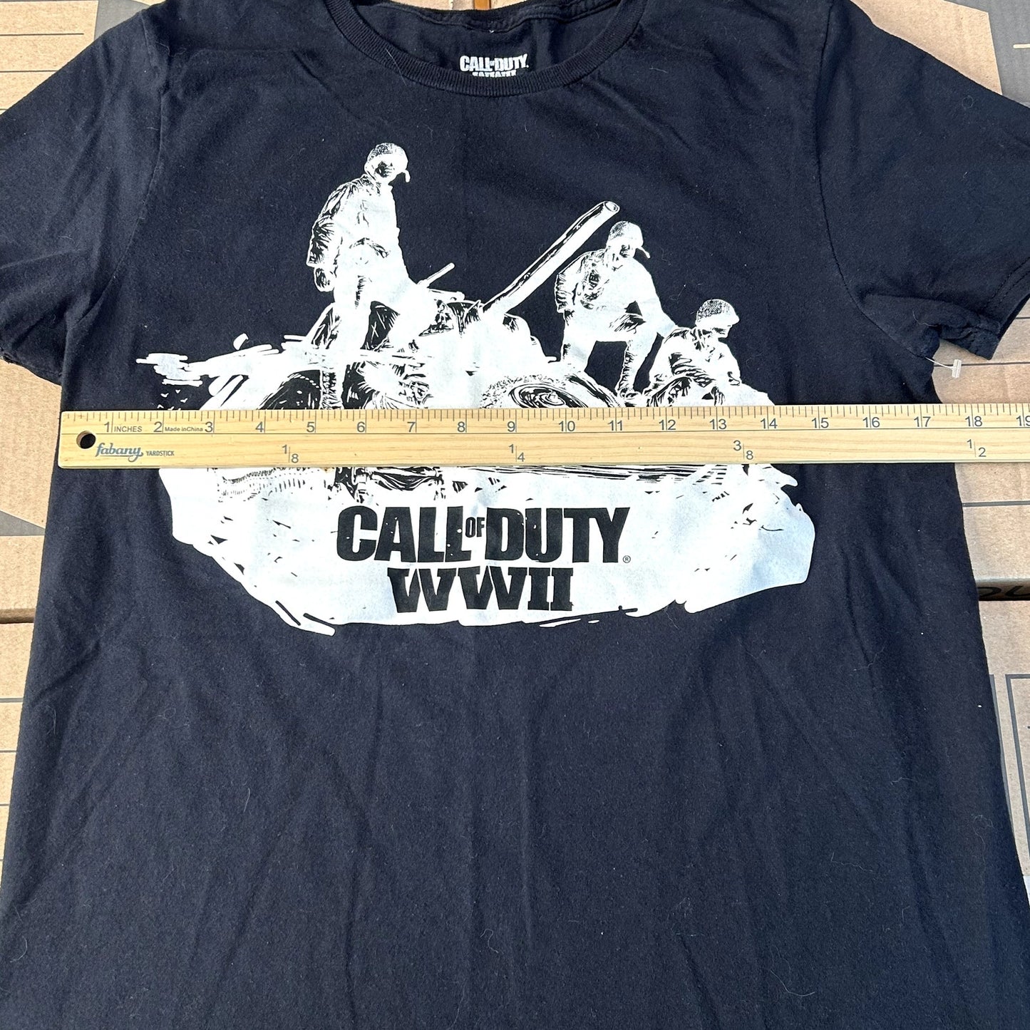 Modern COD WW2 Black T-Shirt Medium