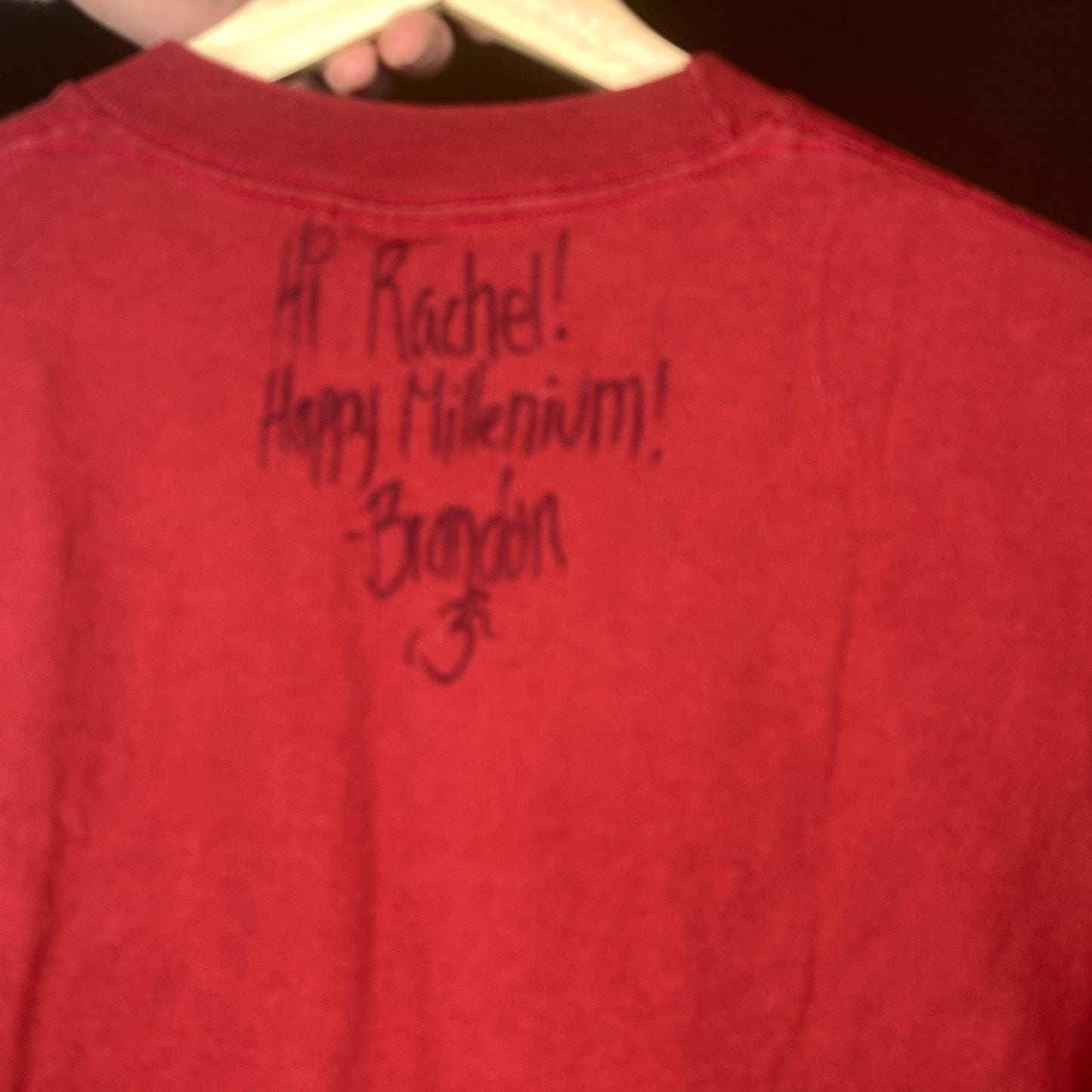 Vintage 90s Incubus Science Red Band T-Shirt Signed