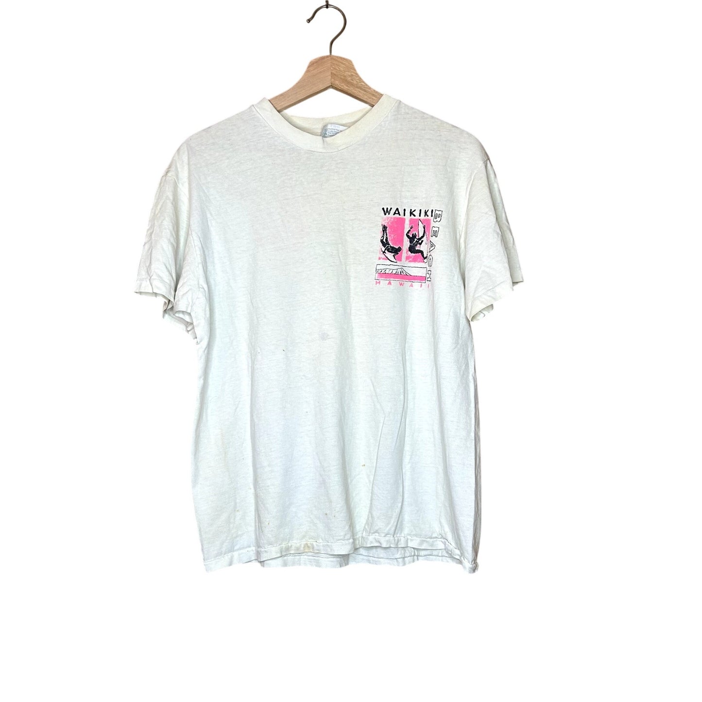 Vintage 90s Waikiki Surfer T-Shirt Fader