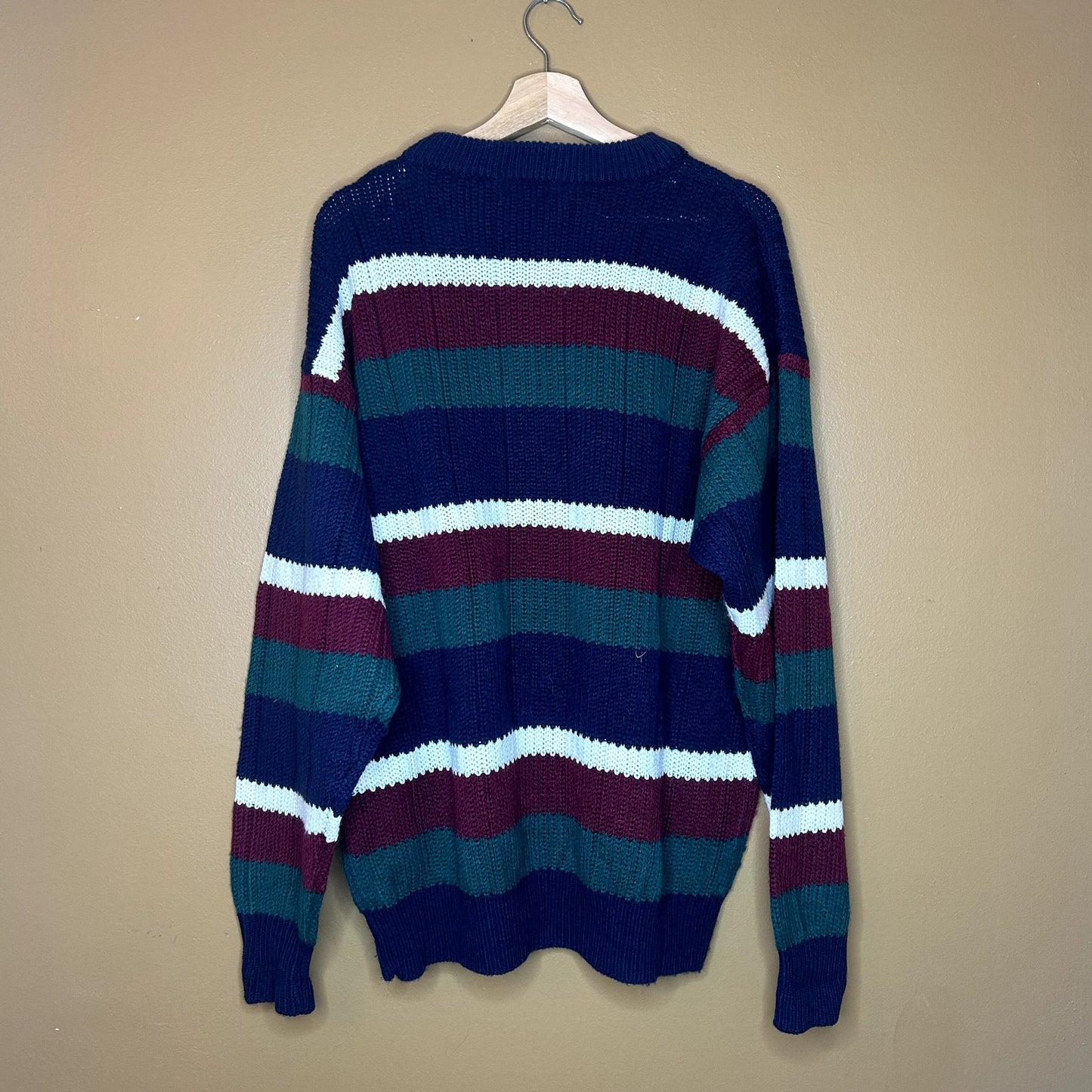 Vintage 90s Sweater Graphic Acrylic Sweater XXL