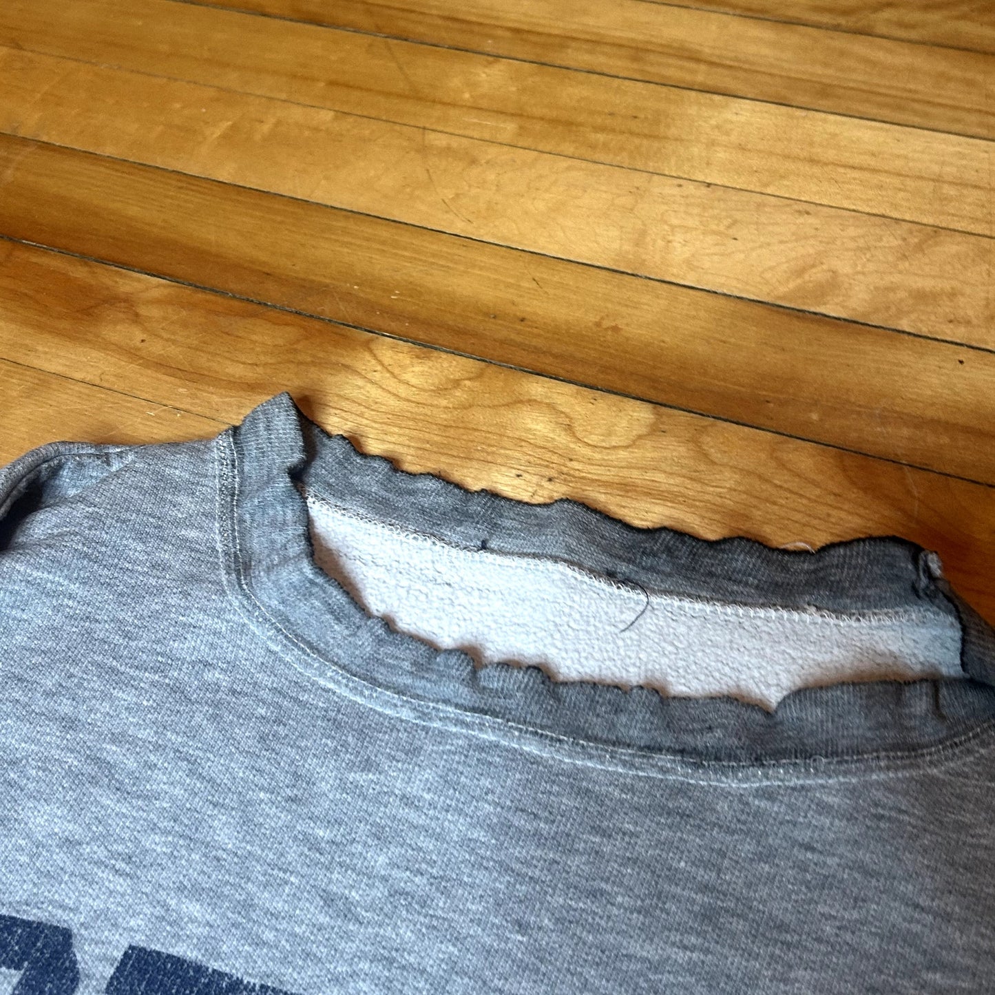 90s Penn Collegiate Gray Crewneck