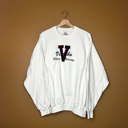 Vintage Viterbo College Crewneck XL