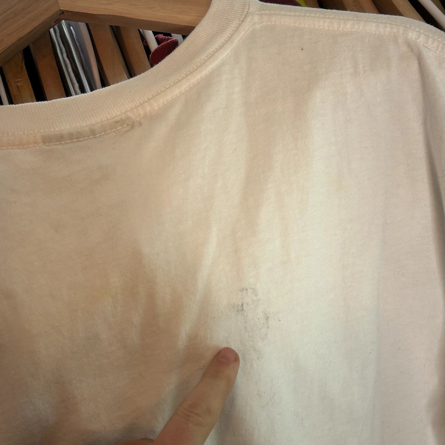 Y2K South Pole White T-Shirt XL