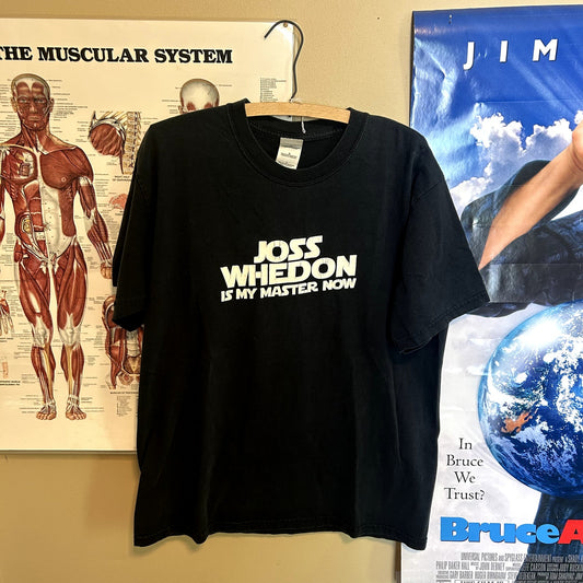 Y2K Joss Whedon Is My Master Now T-Shirt Large