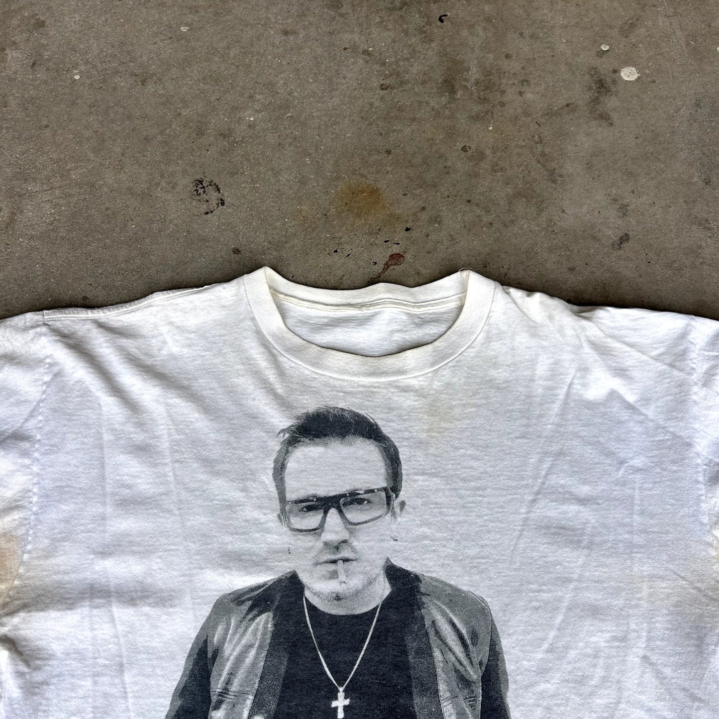 Rare Vintage U2 PopMart 1997 Tour Bono T-Shirt Stained