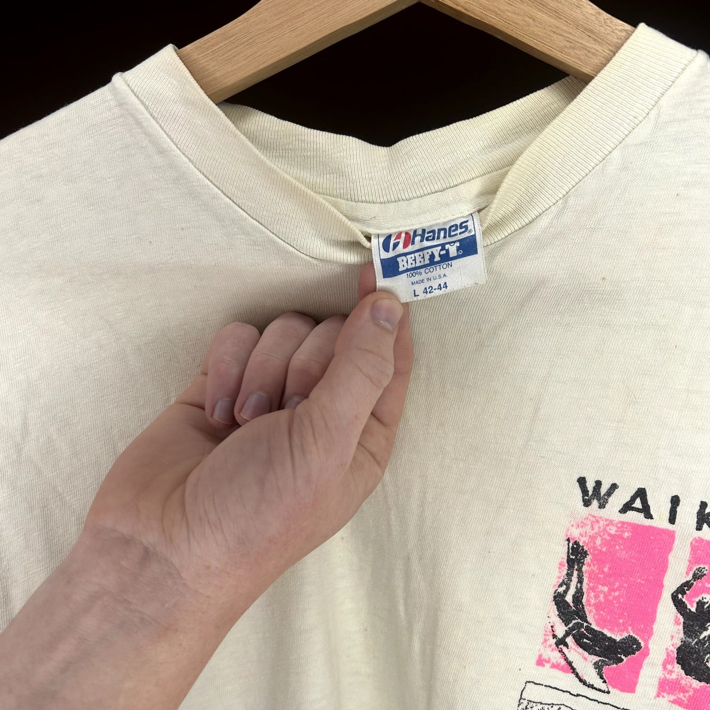 Vintage 90s Waikiki Surfer T-Shirt Fader