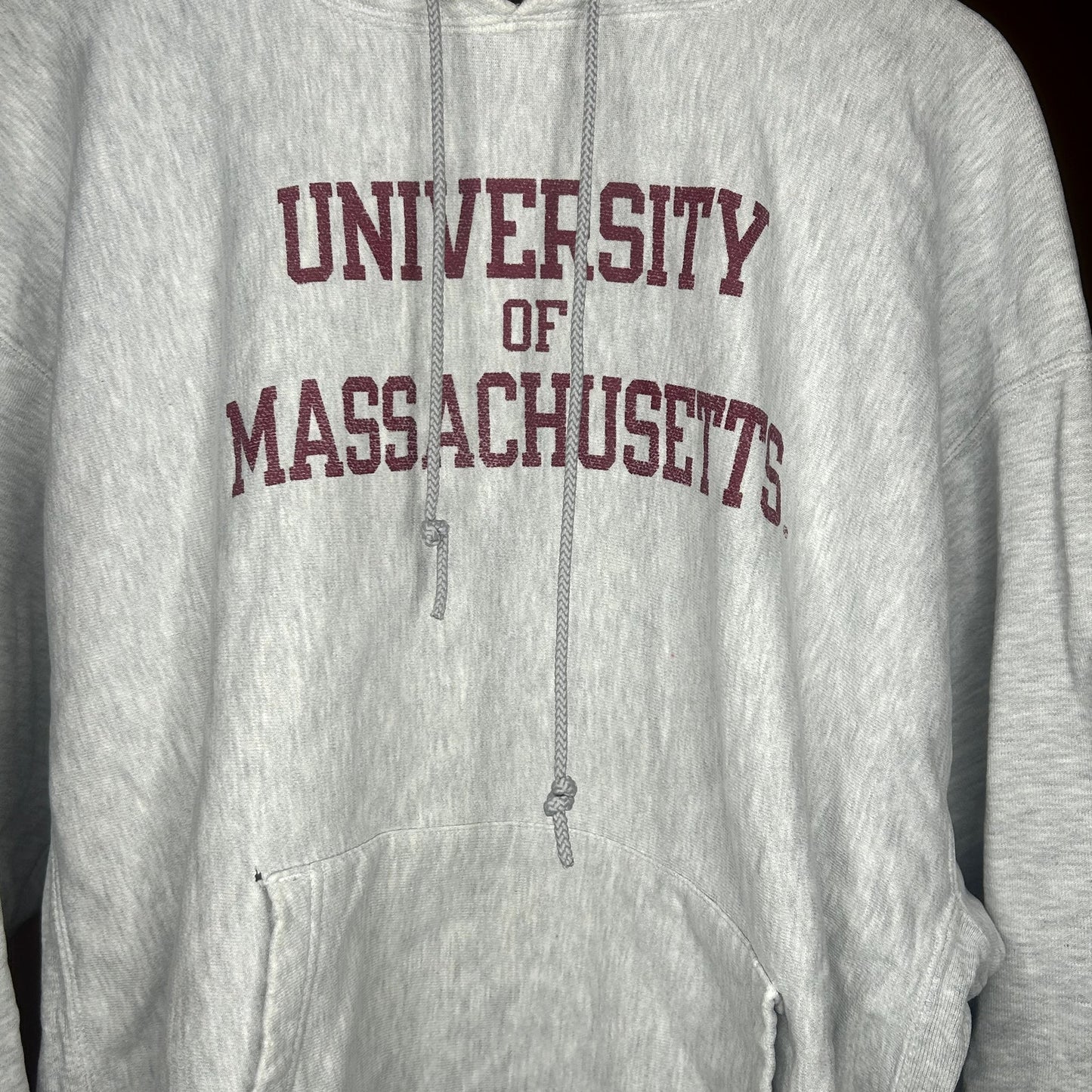 University Of Massachussets Made in Mexico Reverse Weave Hoodie XL