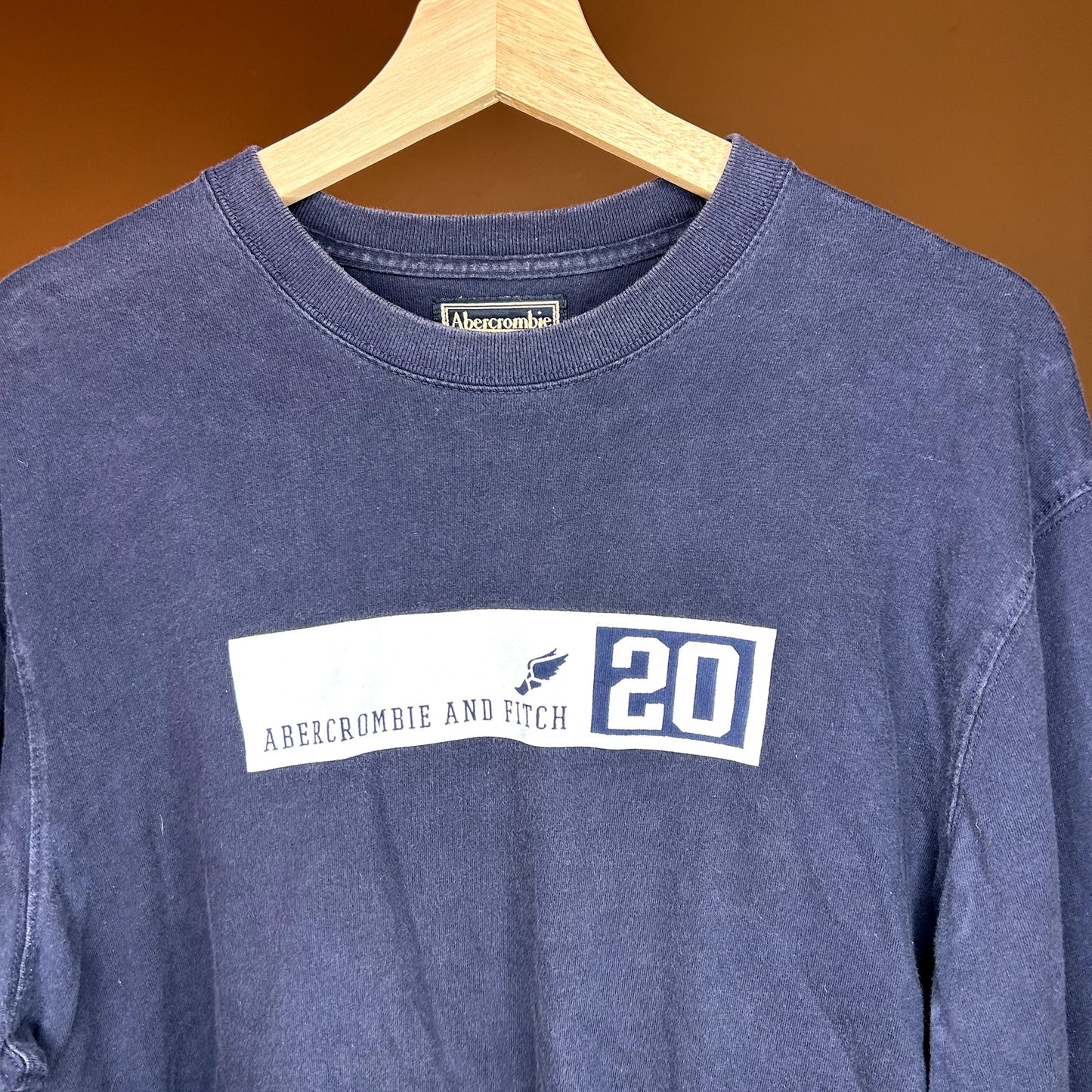 Vintage Abercrombie & Fitch Long Sleeve T-Shirt Foot Wing XL