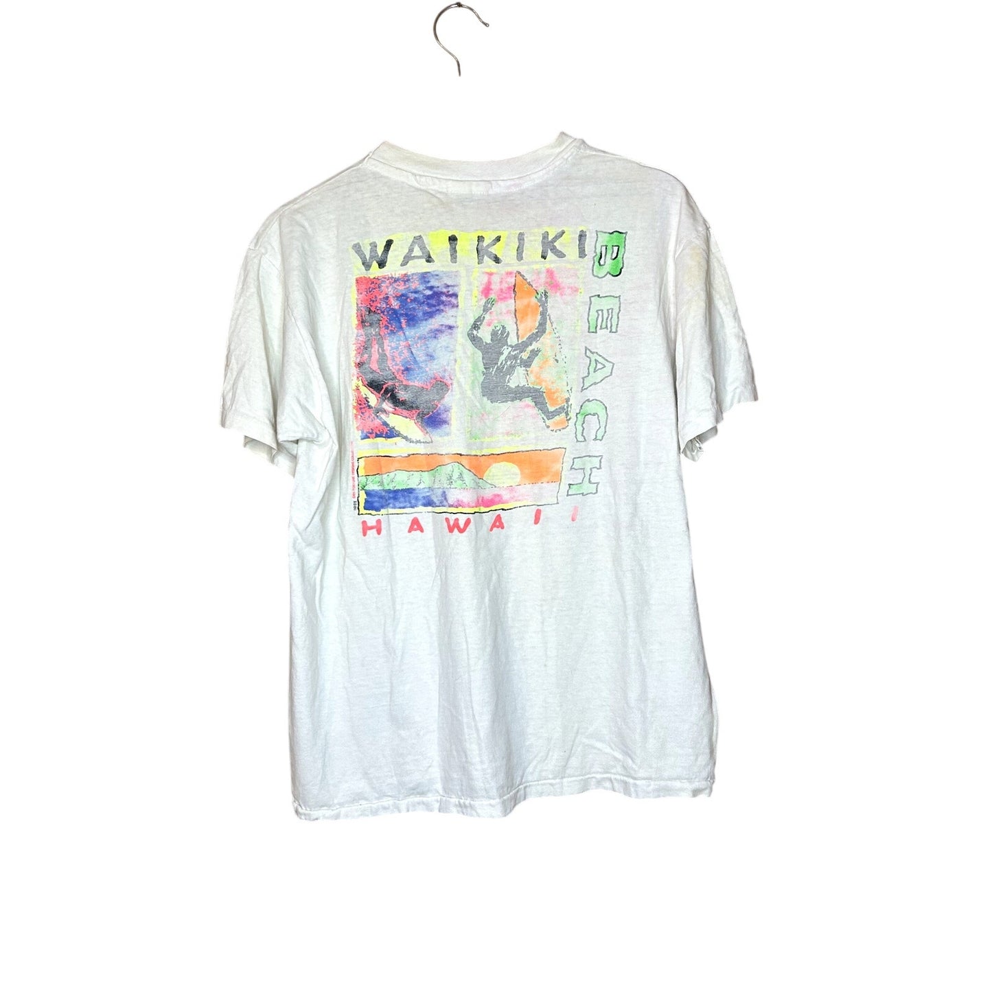 Vintage 90s Waikiki Surfer T-Shirt Fader
