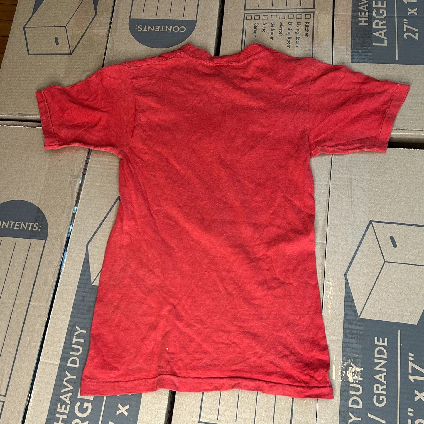 Vintage 1970s Wisconsin Badgers Triple A Champion Blue Bar T-Shirt Youth Large