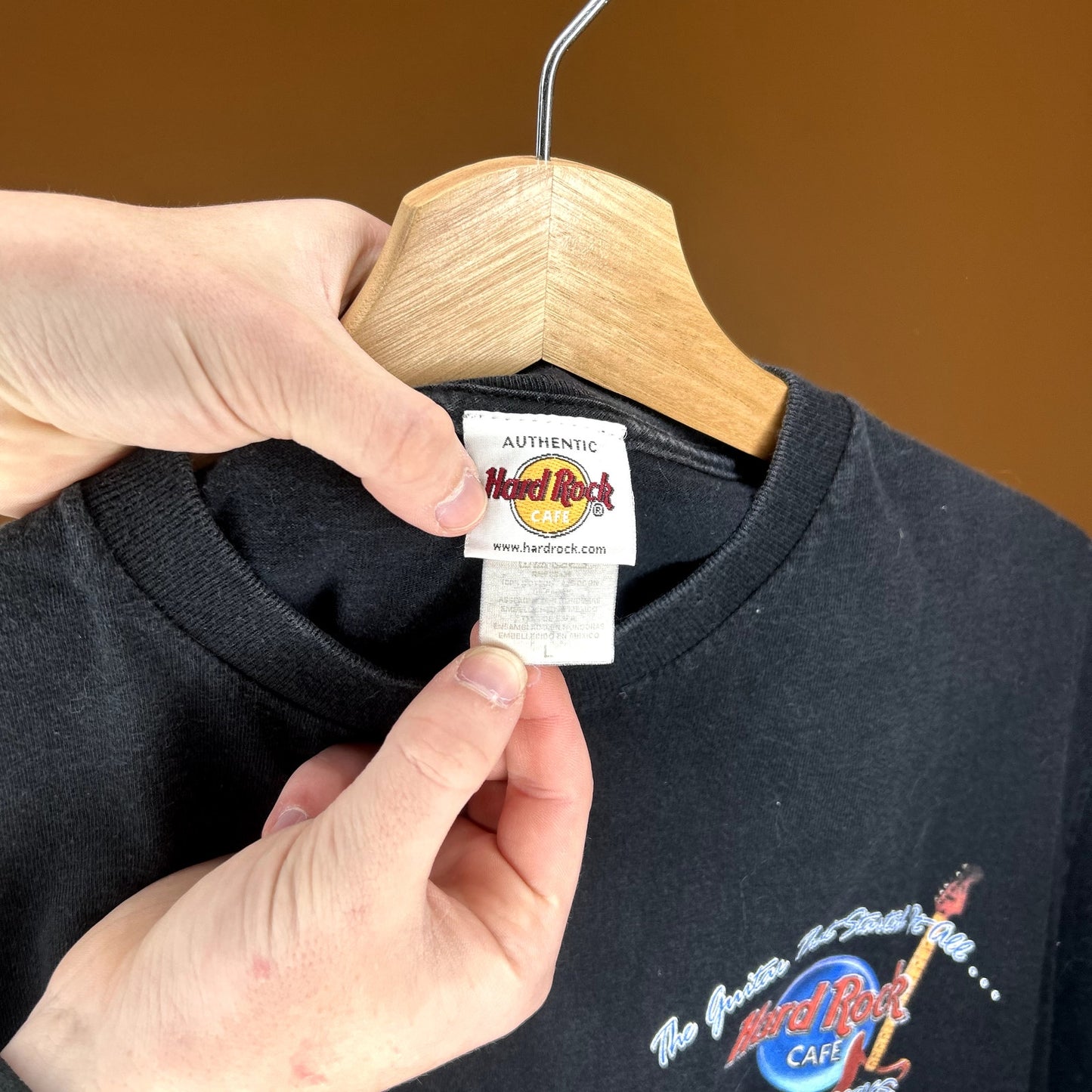 Vintage 90s Eric Clapton X Hard Rock Cafe Graphic T-Shirt Large