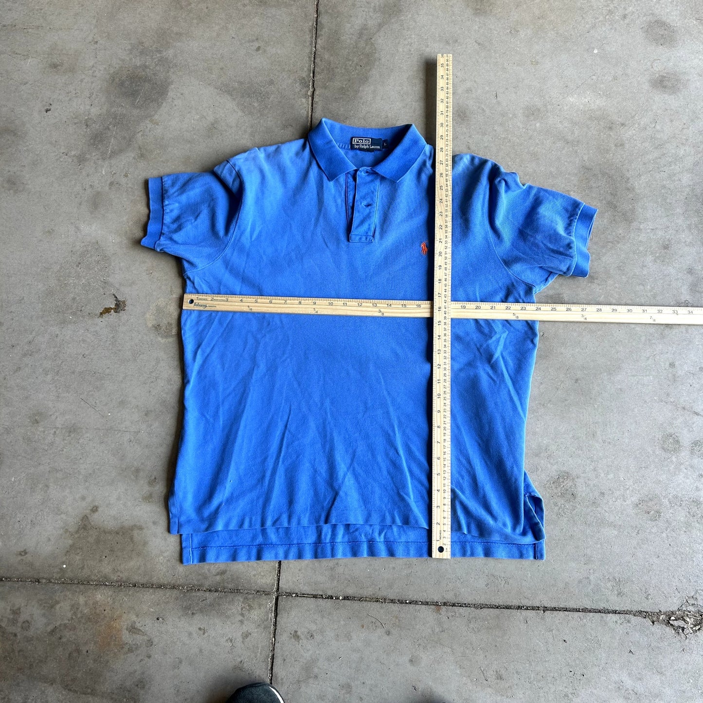 Blue & Orange Polo Large