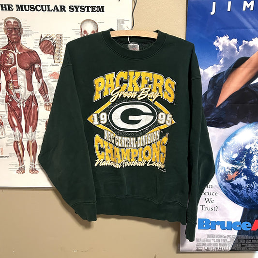 Vintage 90s Green Bay Packers Crewneck Large