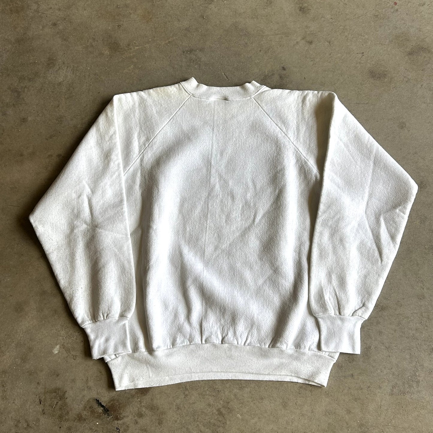 Vintage 90s Mystery Tv Show Crewneck Large Stained