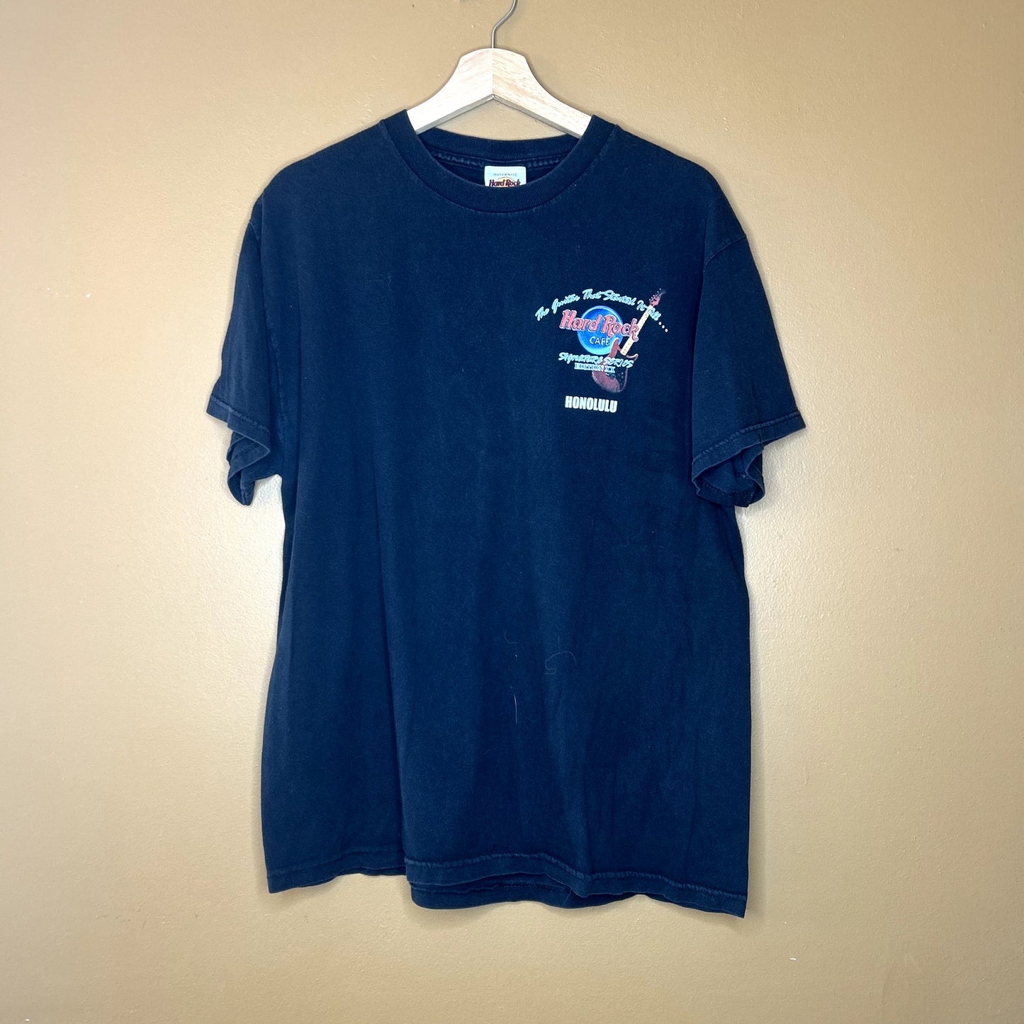 Vintage 90s Eric Clapton X Hard Rock Cafe Graphic T-Shirt Large