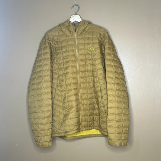Mustard Yellow The North Face Puffer Jacket Mens XL