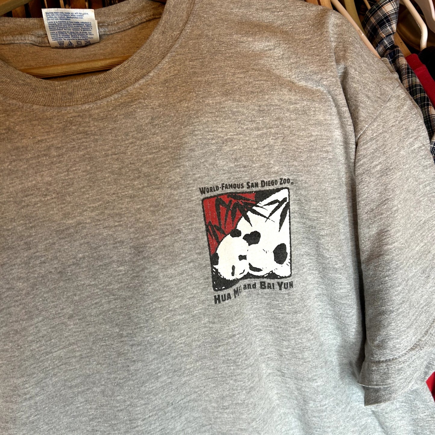 Y2K San Diego Zoo Pandas T-Shirt XL