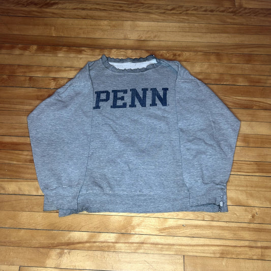 90s Penn Collegiate Gray Crewneck