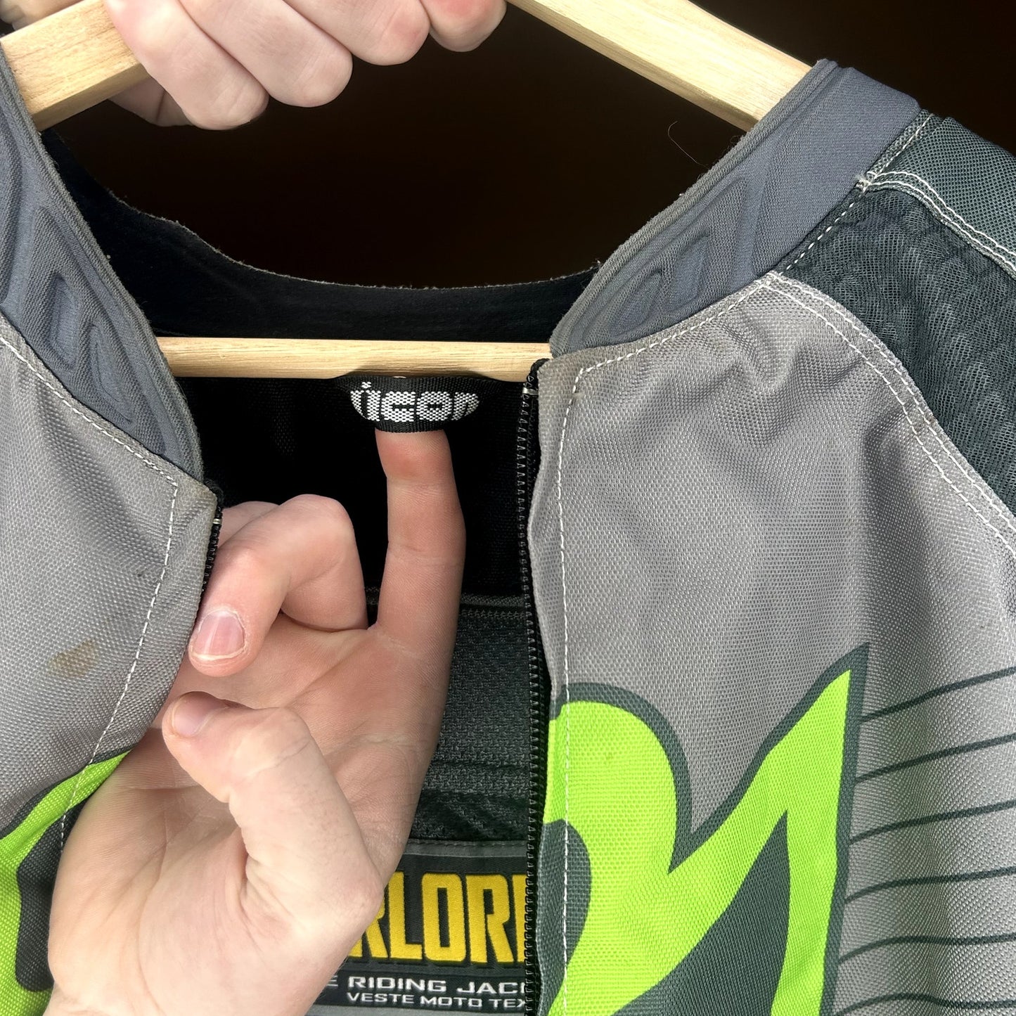 Icon Overlord Moto / Racing Jacket XXL D30 Impact protection