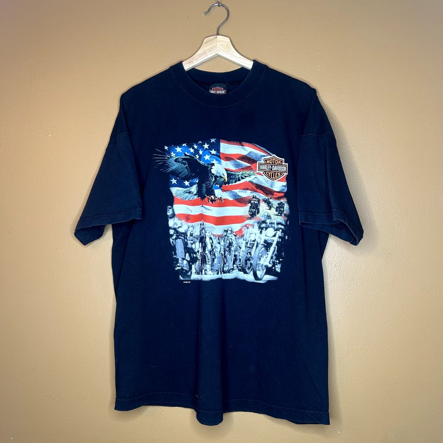 Vintage 90s Harley Davidson London England Graphic T-Shirt XL
