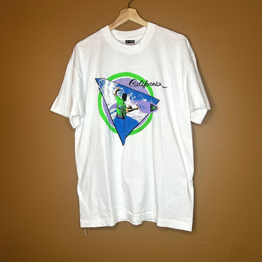 Vintage 90s California Surfing Graphic T-Shirt