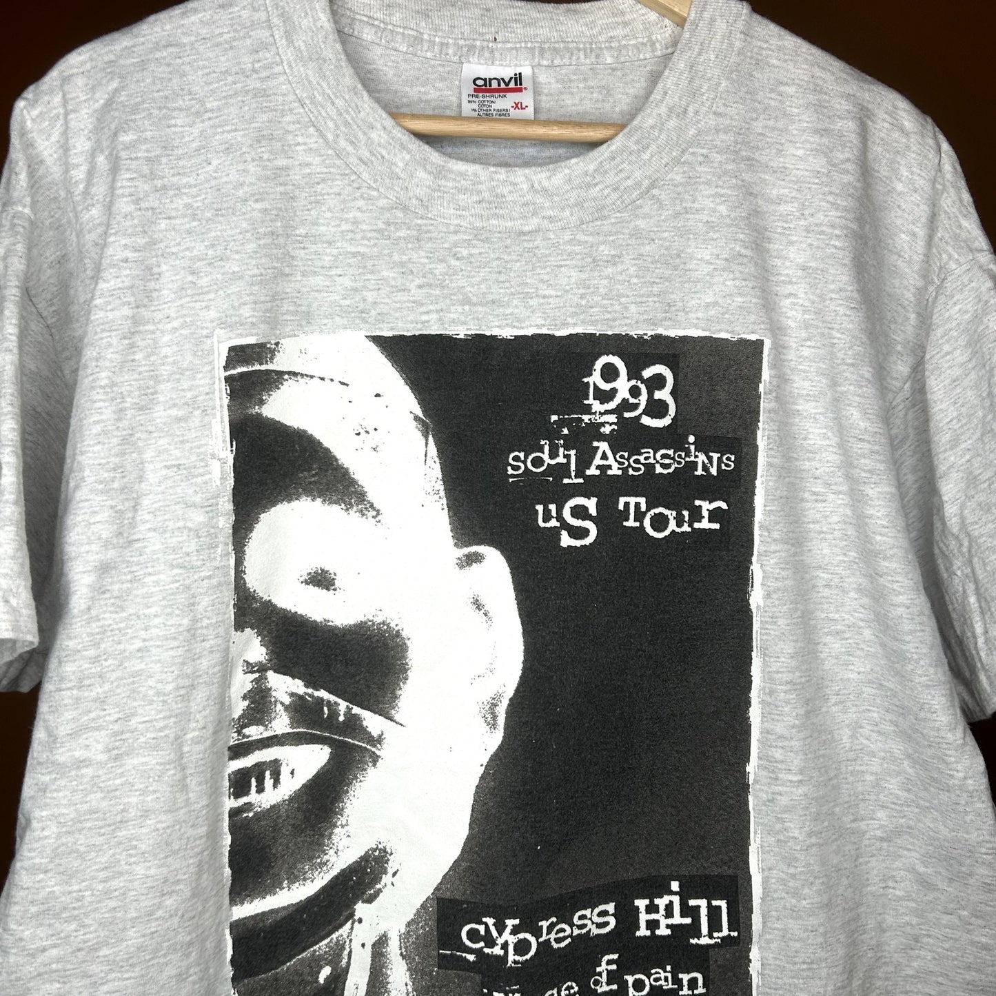 Crazy Vintage 1993 Soul Assasin/Cypress Hill/House of Pain T-shirt