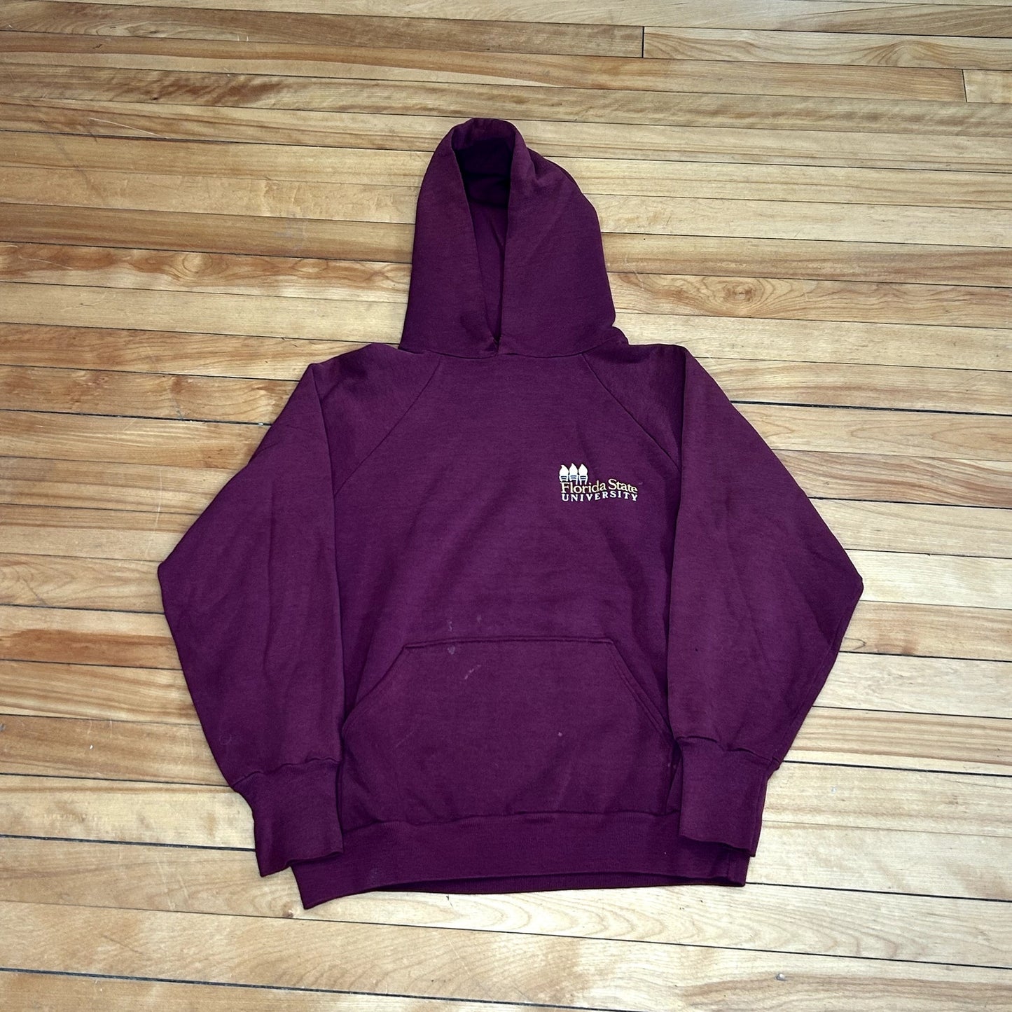 90s Florida State Maroon hoodie Large