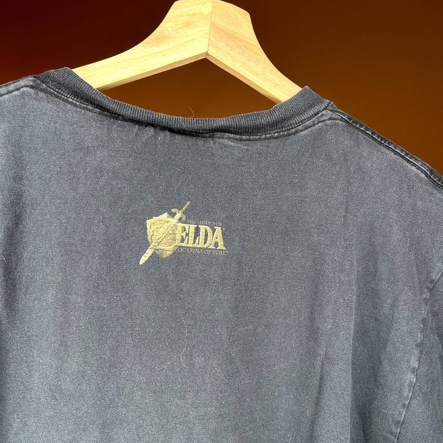 Y2K Zelda Ocarina Of Time Gaming Shirt Faded Medium