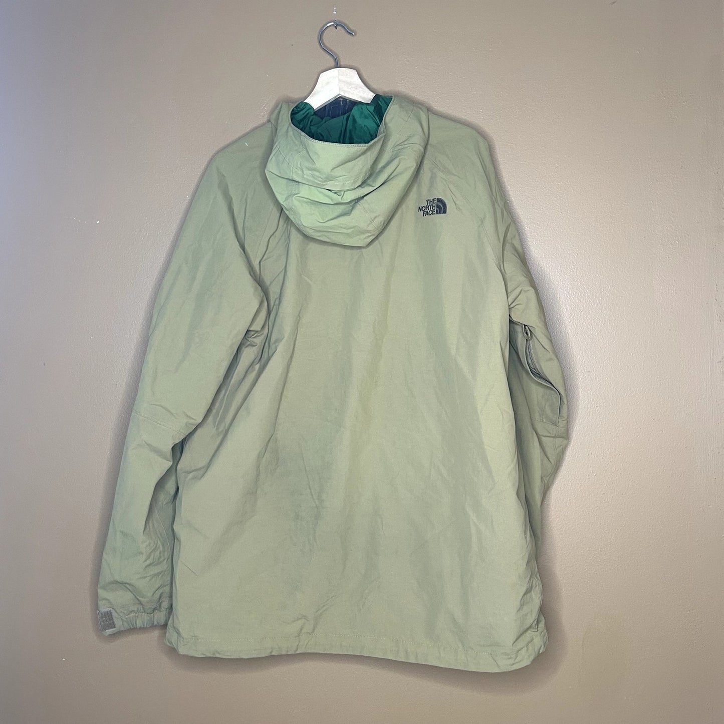 The North Face Hyvent Tan / Brown Rain Jacket Large