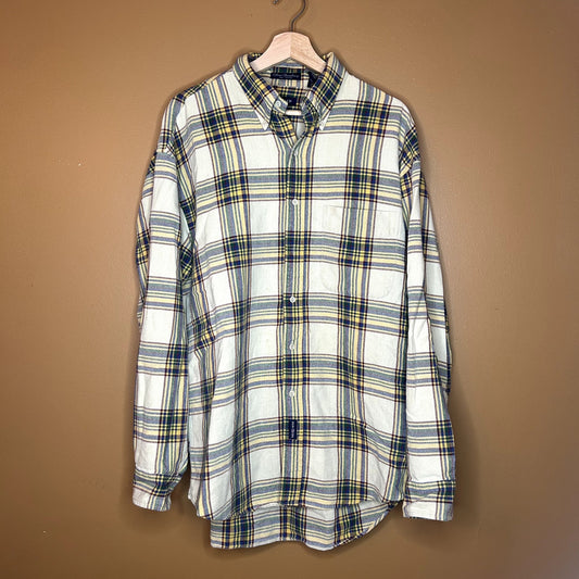 Y2K Gant Flannel Button Up Shirt