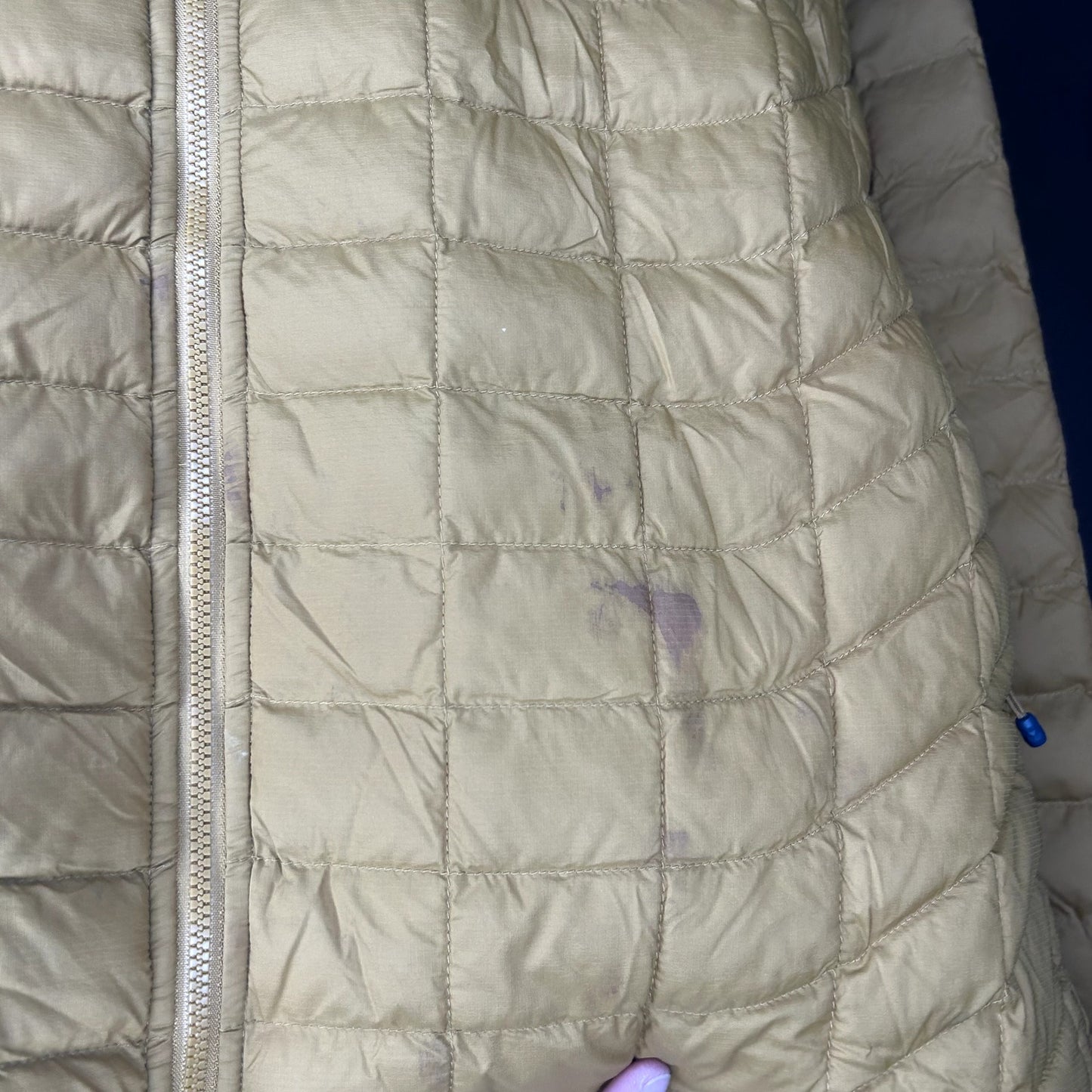 Mustard Yellow The North Face Puffer Jacket Mens XL