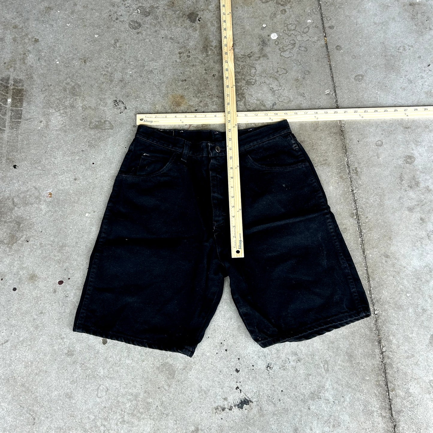 Y2K Black Wrangler Jorts